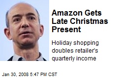 Amazon Gets Late Christmas Present