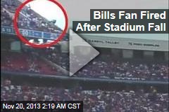 Bills Fan Fired After Stadium Fall