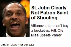 St. John Clearly Not Patron Saint of Shooting
