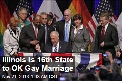 &#39;Triumph of Liberty&#39;: Illinois Legalizes Gay Marriage