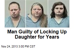 Man Guilty of Keeping Daughter Locked Up for Years