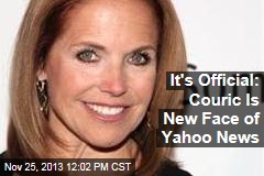 It&#39;s Official: Couric Is New Face of Yahoo News