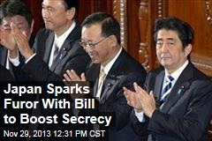 Japan Sparks Furor With Bill to Boost Secrecy