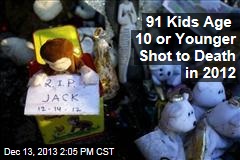 91 Kids Age 10 or Younger Shot to Death in 2012