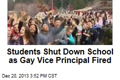 Students Shut Down School as Gay Vice Principal Fired
