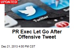 PR Exec&#39;s Account Deleted After Infamous Tweet