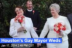Houston&#39;s Gay Mayor Weds