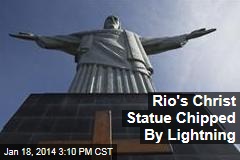 Rio&#39;s Christ Statue Chipped By Lightning