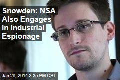 Snowden: NSA Also Engages in Industrial Espionage