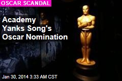 Academy Yanks Nomination of Ex-Governor&#39;s Song