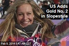 US Adds Gold No. 2 in Slopestyle
