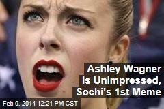 Ashley Wagner Is Unimpressed, Sochi&#39;s 1st Meme
