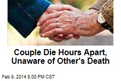 Old Couple Die Hours Apart, Unaware of the Other&#39;s Death