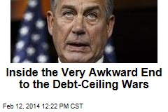 Inside the Very Awkward End to the Debt-Ceiling Wars