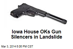 Iowa House OKs Gun Silencers in Landslide