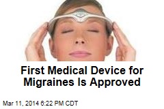 First Medical Device for Migraines Is Approved