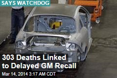 303 Deaths Linked to GM Air Bag Failure