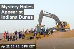 Mystery Holes Appear at Indiana Dunes