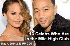 13 Celebs Who Are in the Mile-High Club