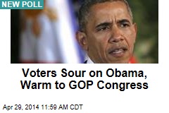 Voters Sour on Obama, Warm to GOP Congress