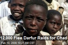 12,000 Flee Darfur Raids for Chad