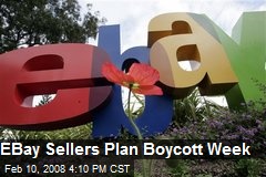 EBay Sellers Plan Boycott Week