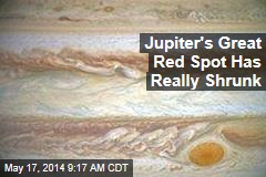 Jupiter&#39;s Great Red Spot Has Really Shrunk