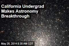 California Undergrad Makes Astronomy Breakthrough