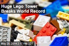 Huge Lego Tower Breaks World Record