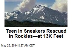 Rookie Stuck in Rockies Rescued at 13K Feet