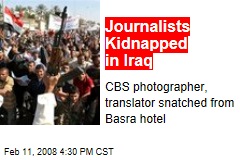 Journalists Kidnapped in Iraq
