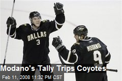Modano's Tally Trips Coyotes