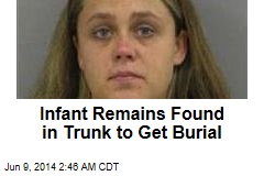Infant Remains Found in Trunk to Get Burial