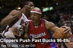 Clippers Push Past Bucks 96-89