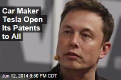Car Maker Tesla Open Its Patents to All