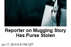 Reporter on Mugging Story Has Purse Stolen
