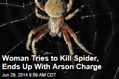 Woman Tries to Kill Spider, Ends Up With Arson Charge