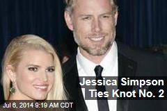 Jessica Simpson Ties Knot No. 2