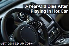 3-Year-Old Dies After Playing in Hot Car
