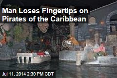 Man Loses Fingertips on Pirates of the Caribbean