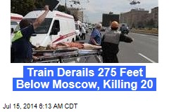 Moscow Train Derails 275 Feet Underground, Killing 12