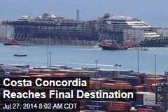 Costa Concordia Reaches Final Destination