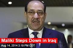 Maliki Steps Down in Iraq