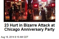 23 Hurt in Bizarre Attack at Chicago Anniversary Party
