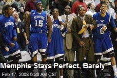 Memphis Stays Perfect, Barely