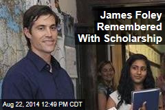 James Foley Remembered With Scholarship