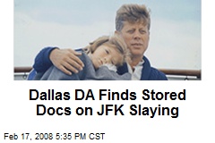 Dallas DA Finds Stored Docs on JFK Slaying