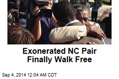 Exonerated NC Pair Finally Walk Free