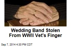Robber Takes Wedding Band From Old Man&#39;s Finger