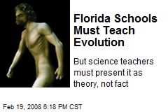 Florida Schools Must Teach Evolution
